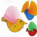 Птички из бумаги для детей, открыток или декора Объемные птицы из бумаги для украшения комнаты